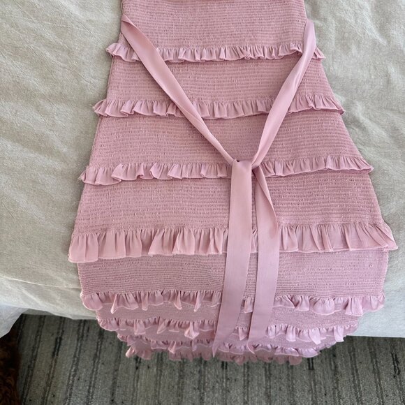 V. Chapman Lily Dress in Pink Parfait (Size 0) - Picture 4 of 5